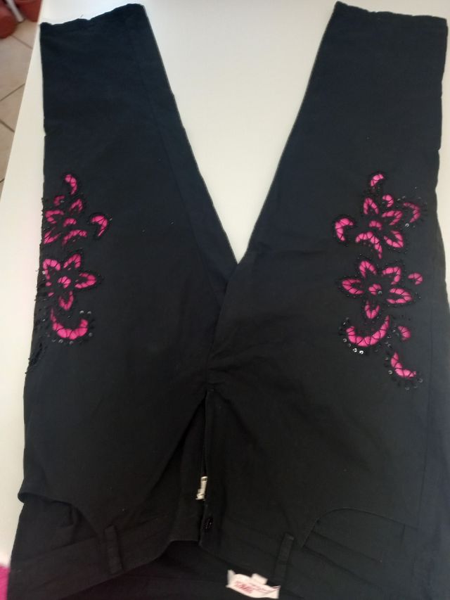 Giorgio Kauten Pantaloni cropped neri