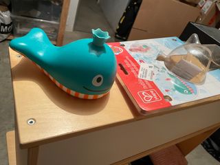 Ballena para jugar en la bañera