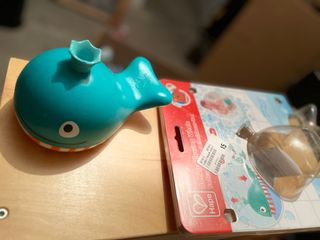 Ballena para jugar en la bañera