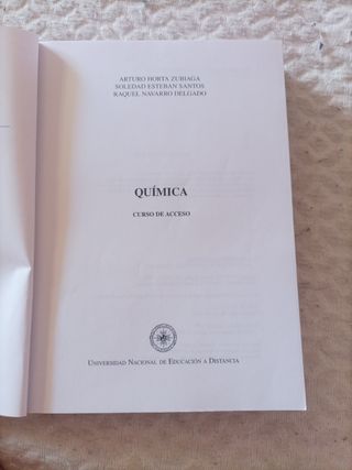 UNED. QUIMICA
