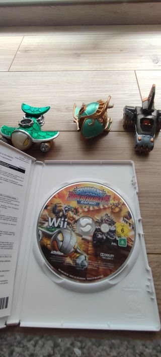 Juego Wii Skylanders Superchargers Racing+figuras