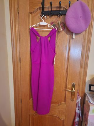 Vestido fiesta buganvilla talla única. 