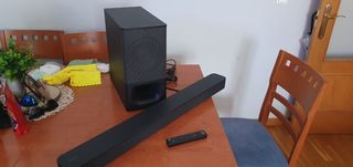 Barra de sonido con subwoofer inalambrico Blueto