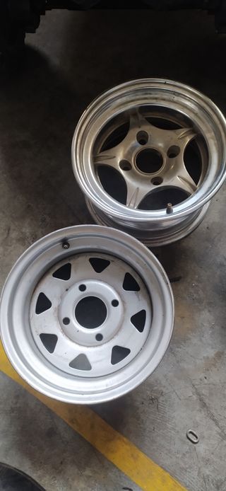 llantas quad chapa y aluminio