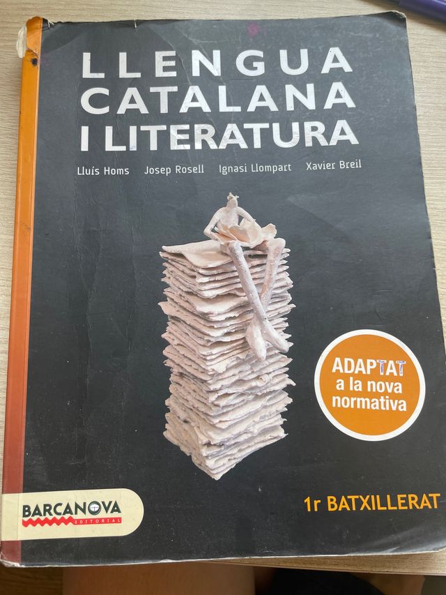 Libro Llengua Catalana i Literatura 1r Batxillerat