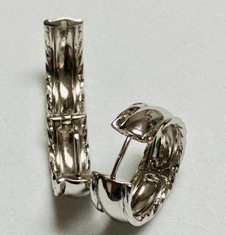 Pendientes estilo arracadas en acero inoxidable