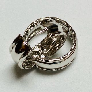 Pendientes estilo arracadas en acero inoxidable