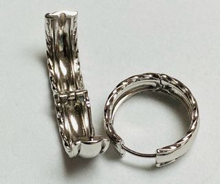 Pendientes estilo arracadas en acero inoxidable