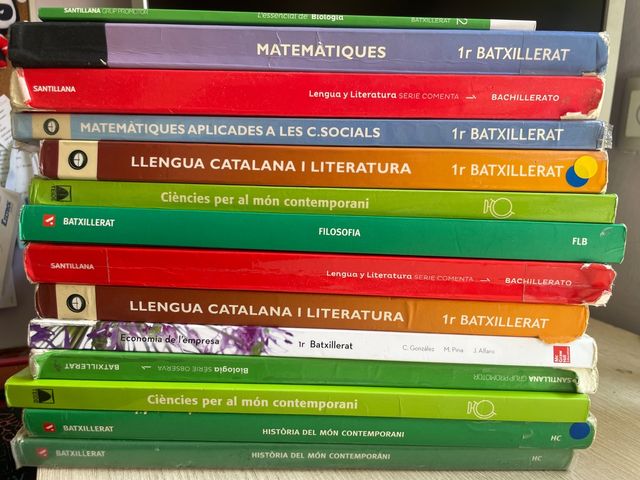 Libros 1o y 2o bachillerato