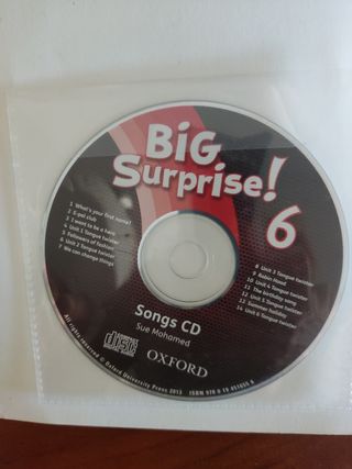 Libro Big Surprise 6, 6 primaria Ingles
