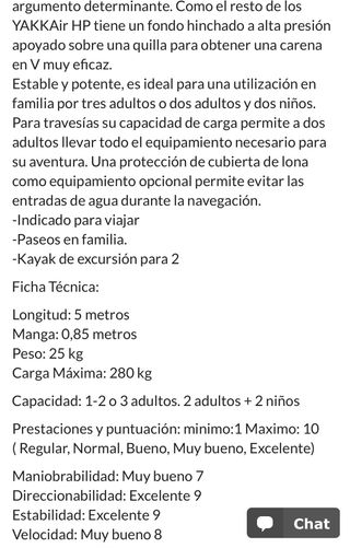 OPORTUNIDAD KAYAK HINCHABLE BIC NOMAD3+ACCESORIOS