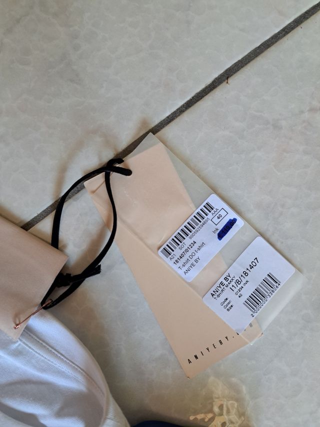 T-shirt bianca Aniye-by