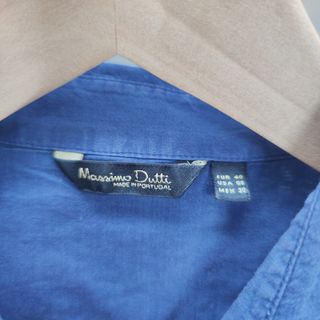Camisa azul Massimo Dutti