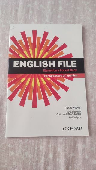Libro de inglés. English File.