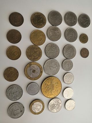 lote monedas de Francia