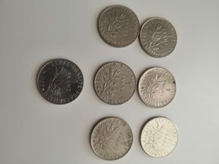 lote monedas de Francia