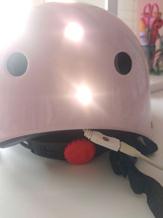 Casco patines y bicis luces led