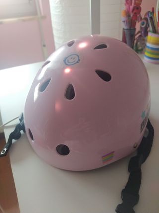 Casco patines y bicis luces led