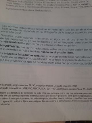 geografia e historia 4 ESO ed ANAYA 