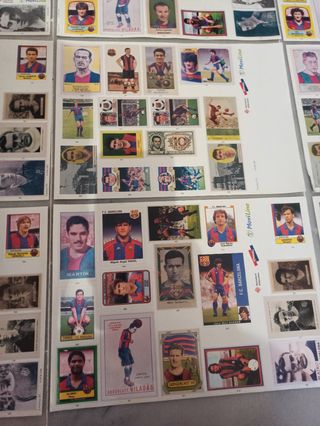 12 láminas cromos FC Barcelona 1998 desde 49-60