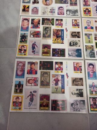 12 láminas cromos FC Barcelona 1998 desde 49-60