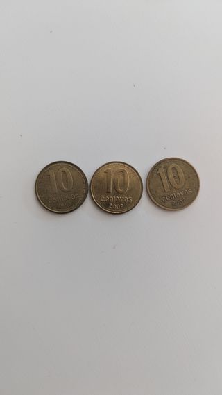 lote de monedas de Argentina