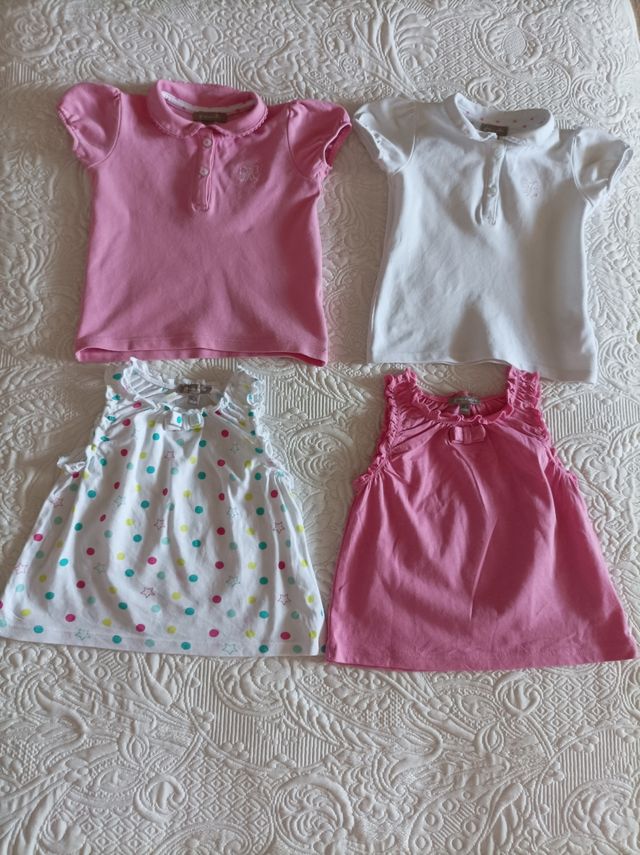 Set di 2 polo + 2 canottiere / 12 mesi