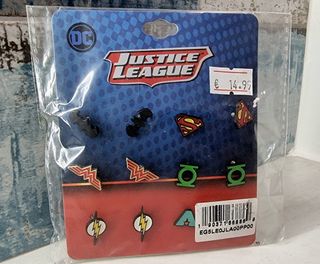 DC Justice League Set Orecchini -ST Ragazzi unisex