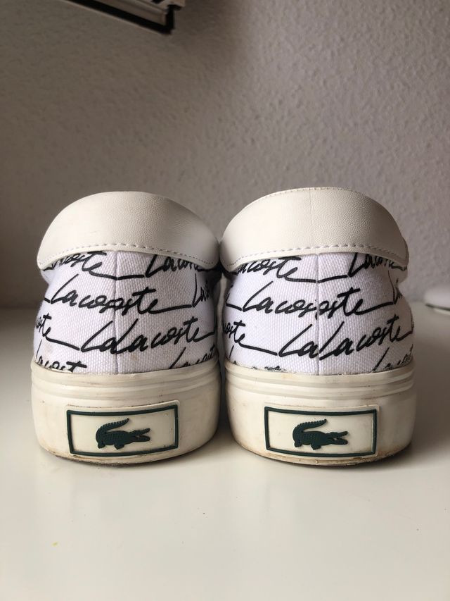 Zapatillas LACOSTE blancas. 43