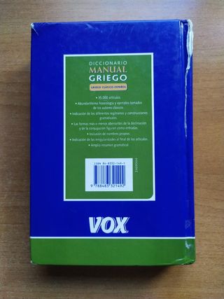 diccionario griego VOX