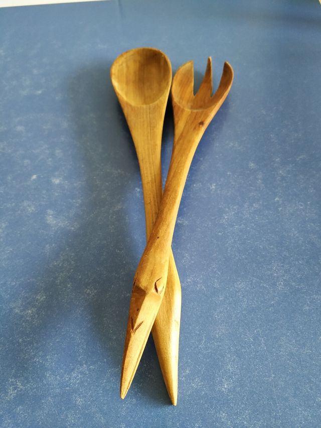 CUBIERTOS PARA SERVIR (de madera)