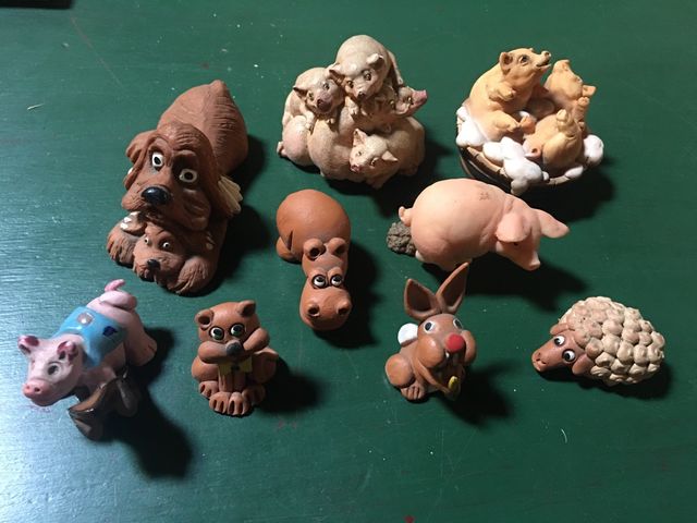 Animales de cerámica