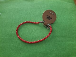 Pulsera de Acero.Regalo otra cuero trenz