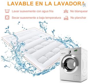 Topper SobreColchón Microfibra 90x190x5 cm