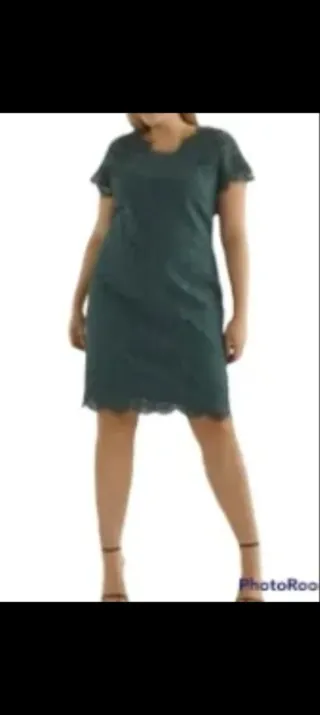 Vestido para fiesta, color verde, sin estrenar.