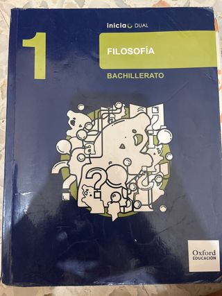 Libro historia de la filosofía 1 bachillerato