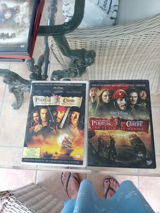 DVD Señor Anillos y Piratas Caribe