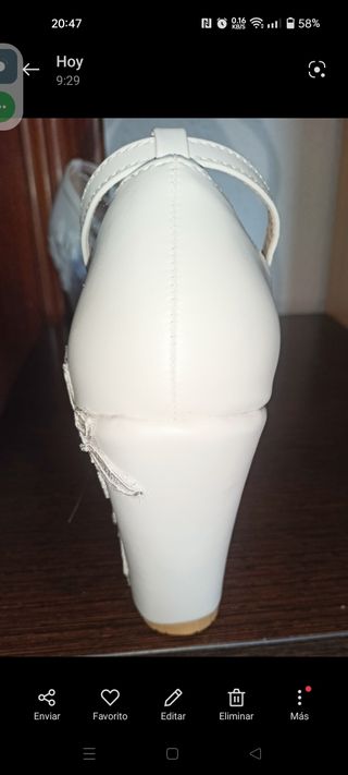 zapatos de Boda de cuña