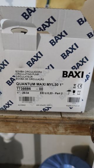 Bomba agua calefacción