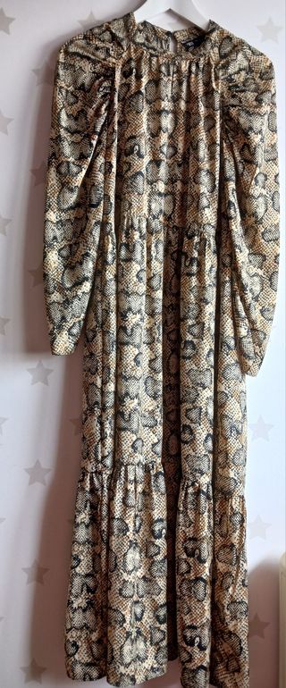 Vestido Largo estampado Zara Talla S