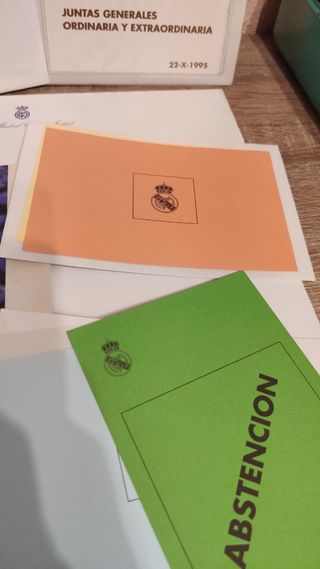 COLECCIONISMO REAL MADRID 1995