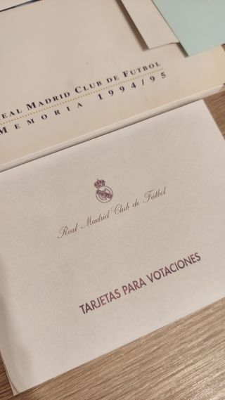 COLECCIONISMO REAL MADRID 1995