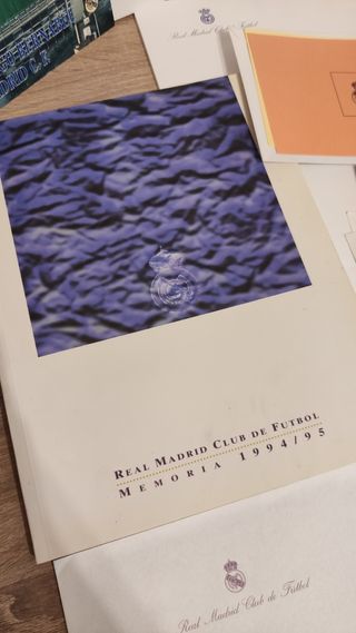 COLECCIONISMO REAL MADRID 1995