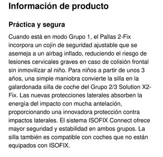 2x1 Silla Cybex Pallas 2-Fix + otra de regalo