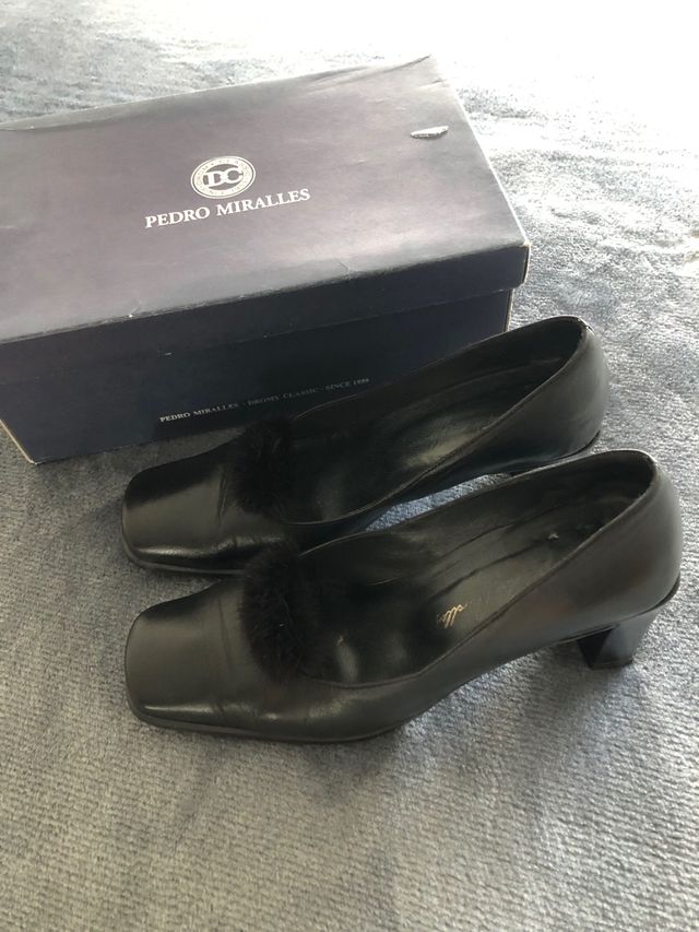 Zapatos puntera cuadrada