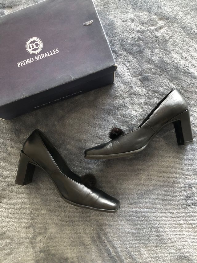 Zapatos puntera cuadrada