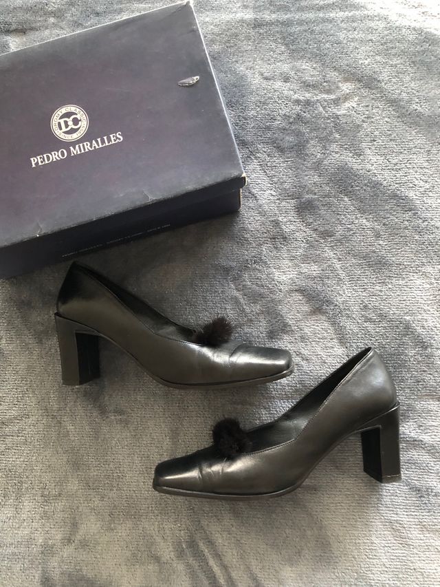 Zapatos puntera cuadrada