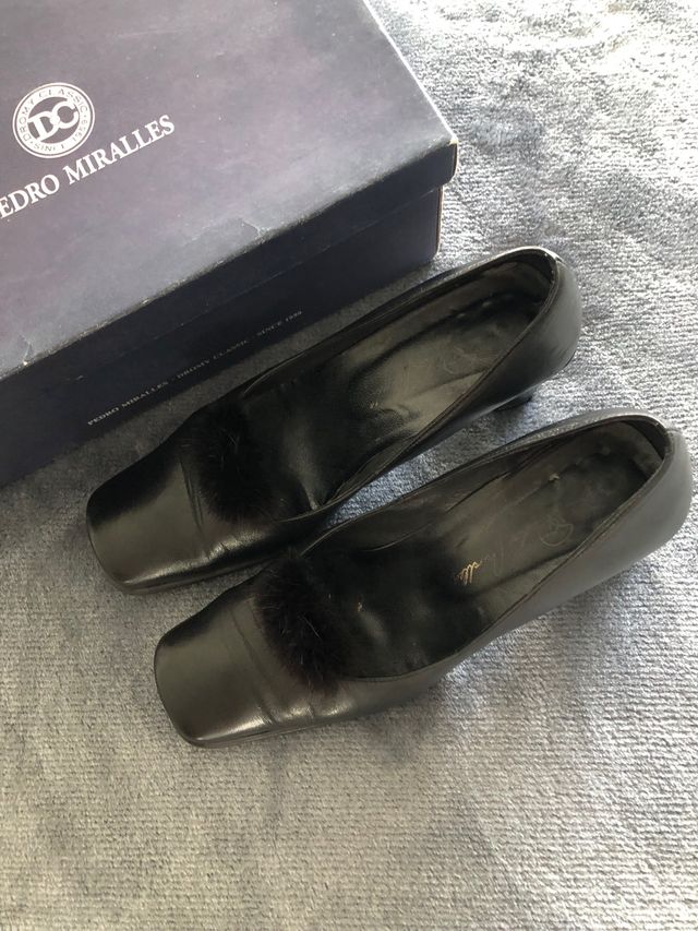 Zapatos puntera cuadrada