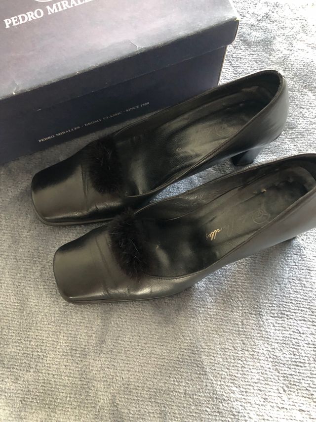 Zapatos puntera cuadrada