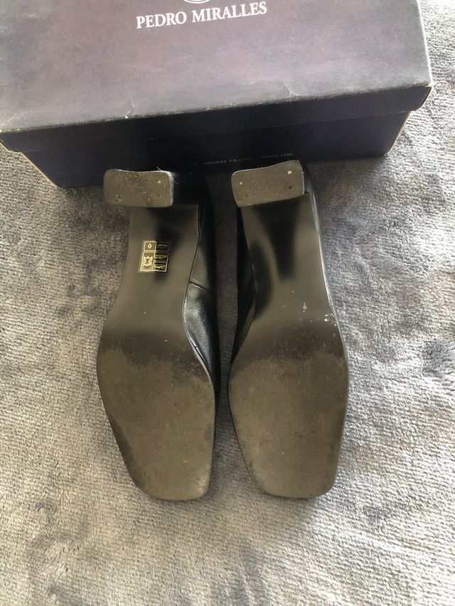 Zapatos puntera cuadrada